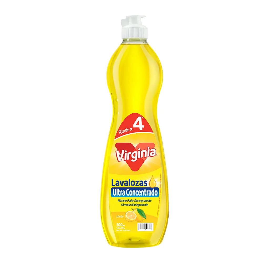 Lavalozas Ultra Concentrado Virginia Limon 500ml