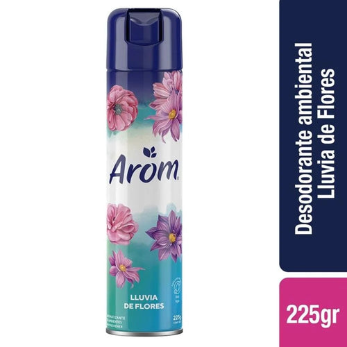 Desodorante Ambiental Arom 225grs Lluvia de Flores