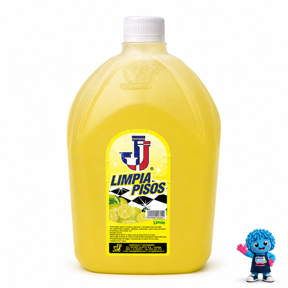Limpia pisos limón AIS bidón 5 litros - Puro Brillo Concepción
