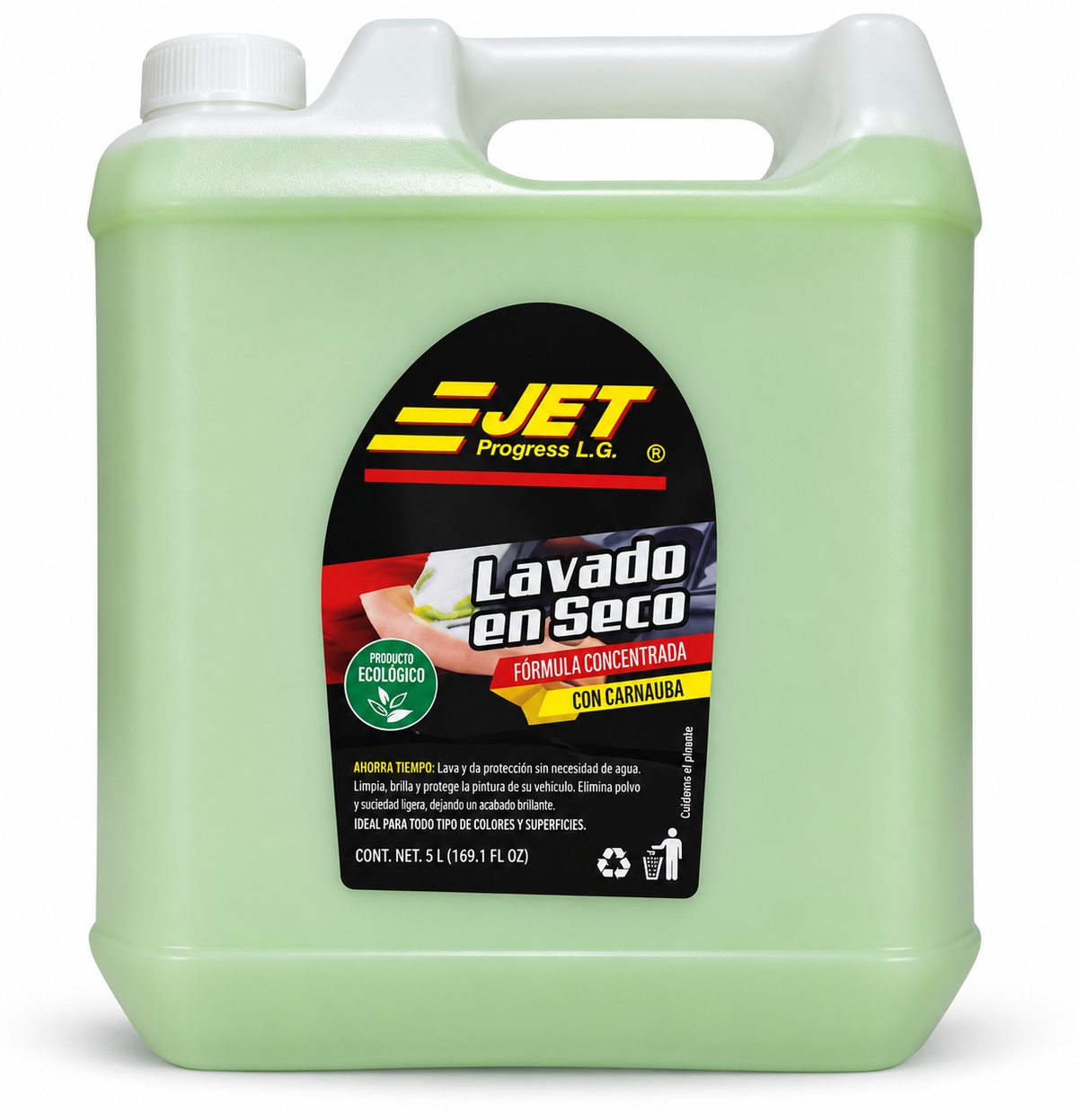 Lavado en Seco JET 5 Litros para Detailing Automotriz
