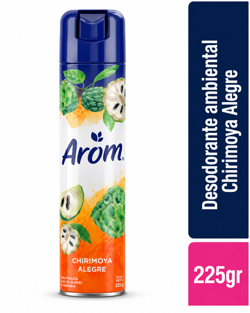Desodorante Ambiental Arom 225grs Chirimoya Alegre