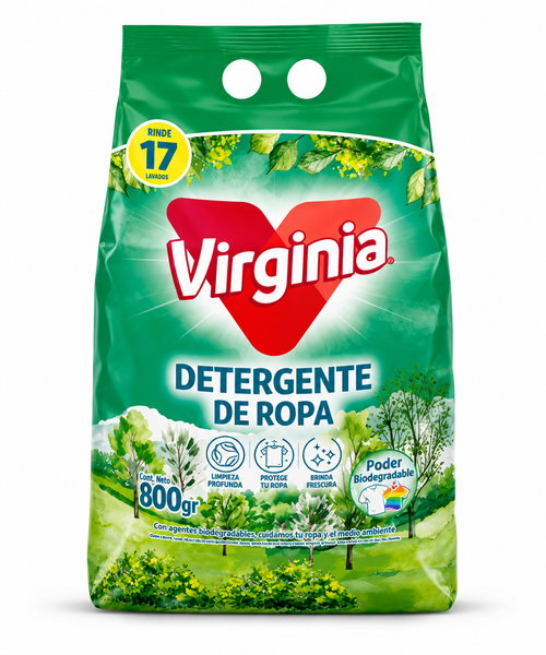 Detergente En Polvo Virginia 800g