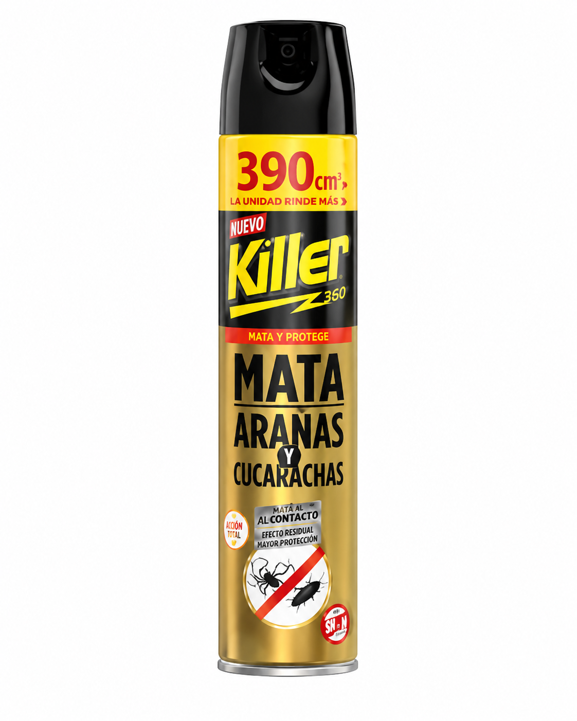 Insecticida Killer Arañas y Cucarachas 390cc