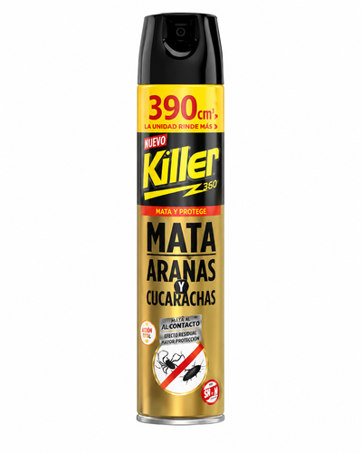 Insecticida Killer Arañas y Cucarachas 390cc