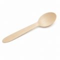 Cuchara sopa madera compostable Pack 100 un