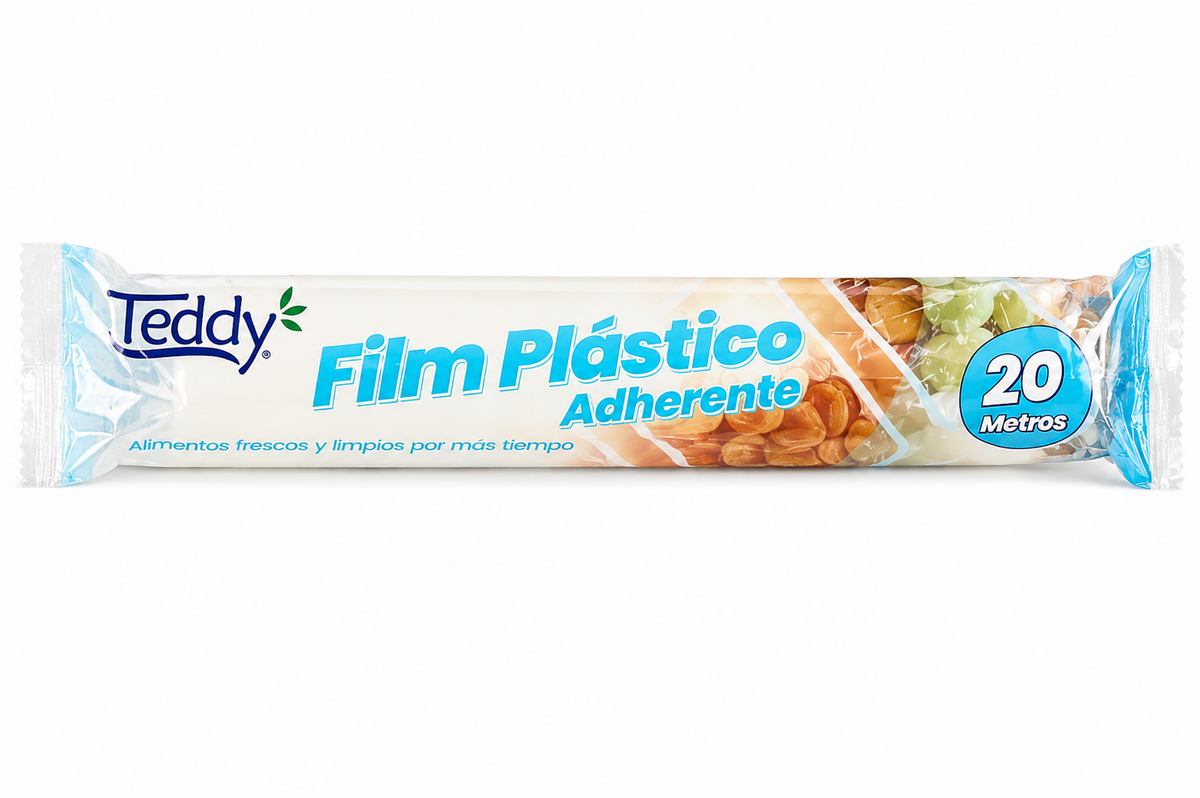 Film plástico adherente 20 metros Teddy - Puro Brillo Concepción