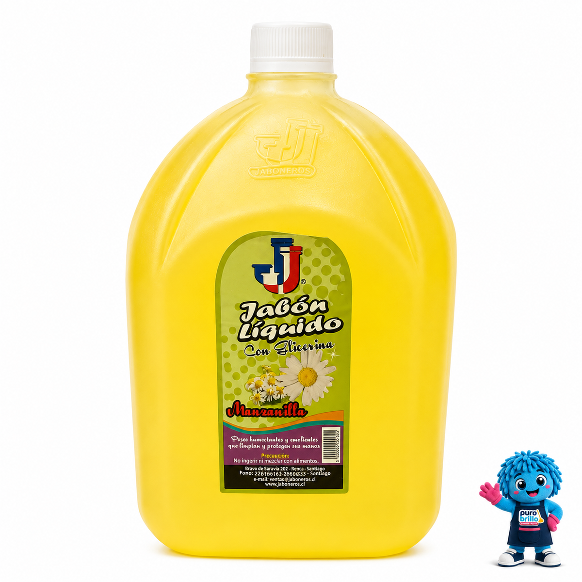 Jabón líquido manzanilla AIS bidón 5 litros - Puro Brillo Concepción