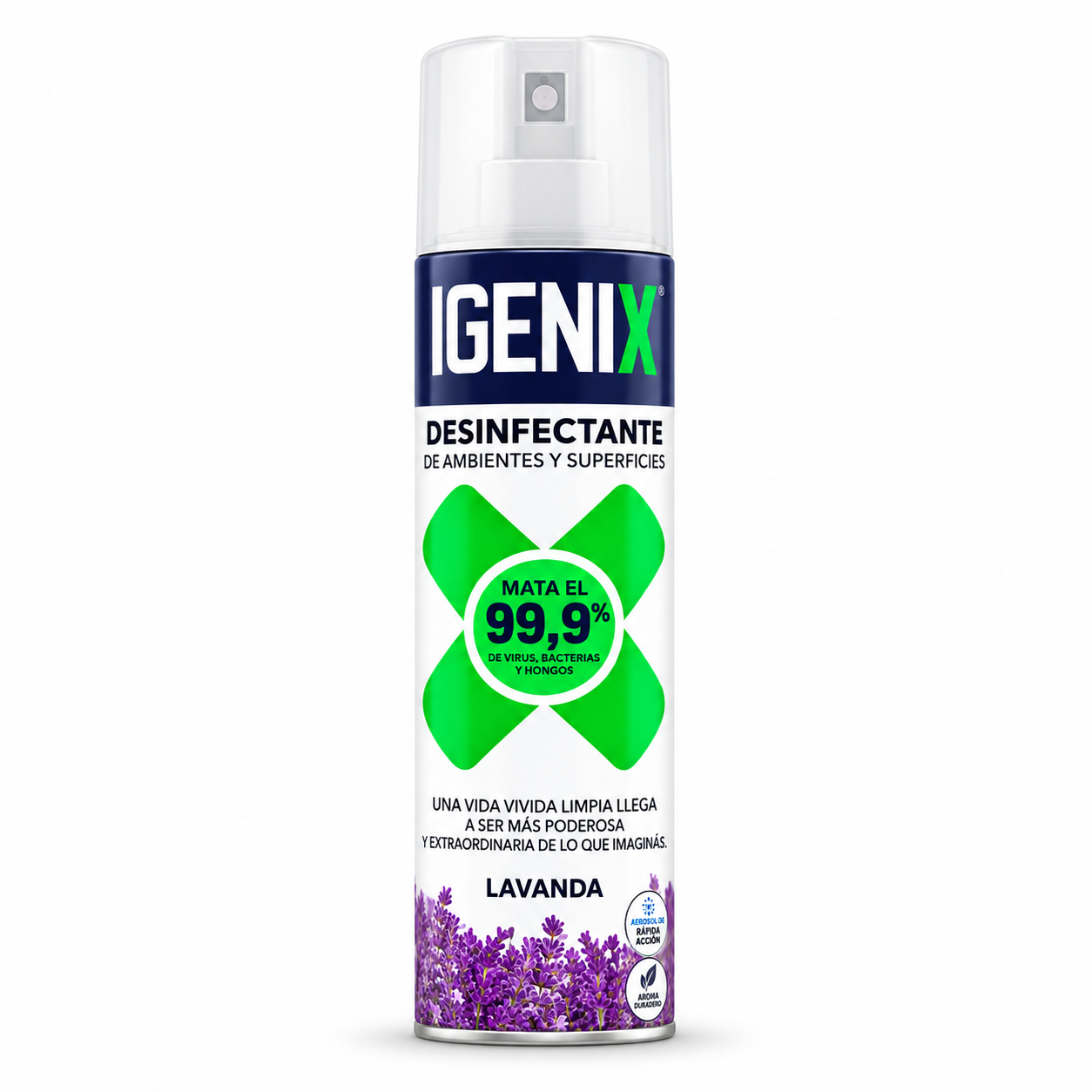 Aerosol Desinfectante Igenix Lavanda 360cc