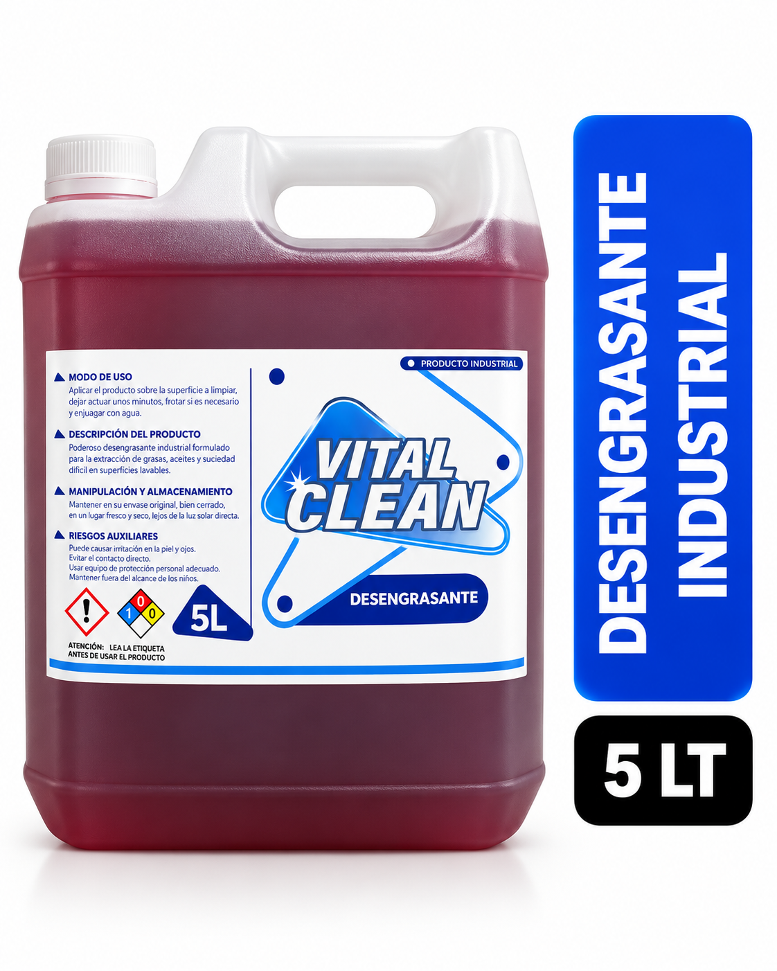 Desengrasante Industrial 5L Vital Clean
