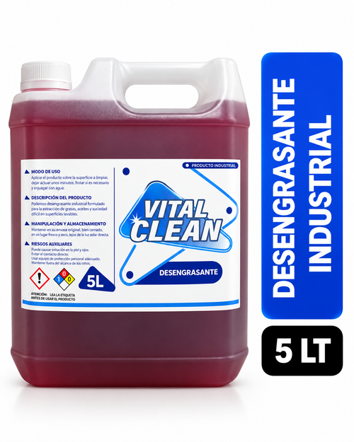 Desengrasante Industrial 5L Vital Clean