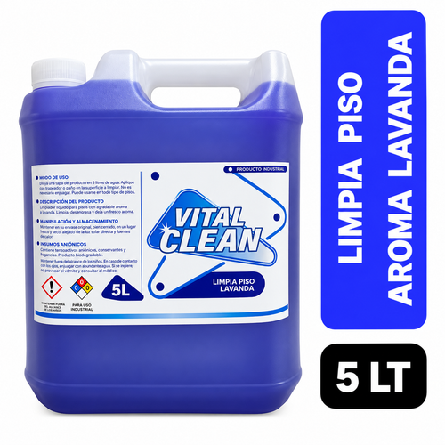 Limpia Piso Industrial Lavanda 5L Vital Clean