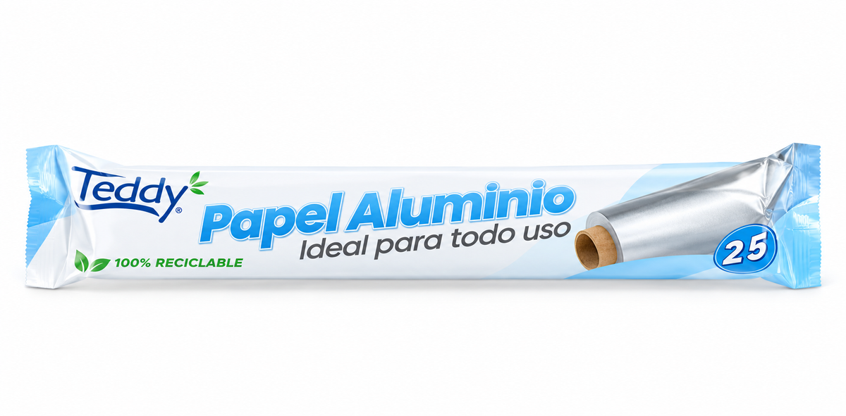 Rollo PAPEL ALUMINIO 7,5 m.