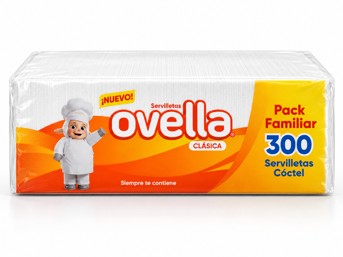 Servilleta Ovella Coctel 300 un