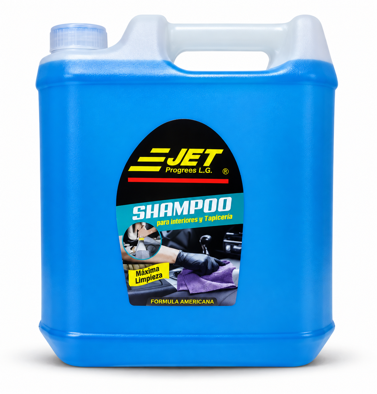 Shampoo Alfombra y Tapiz JET 5 Litros para Autos