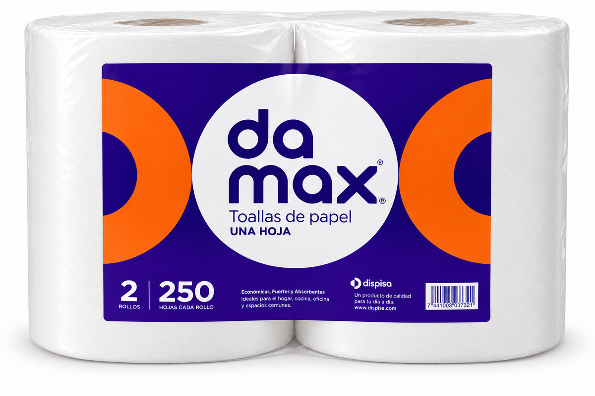 Toalla Damax 250 Metros X 2 unidades