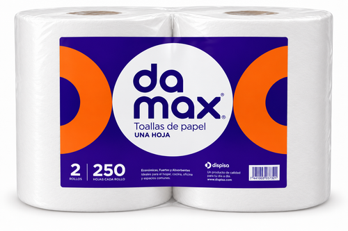 Toalla Damax 250 Metros X 2 unidades
