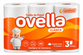 Toalla Ovella Clasica doble hoja 3unidades x 11 Mts