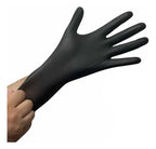 Caja guantes de vinilo negros 100 unidades
