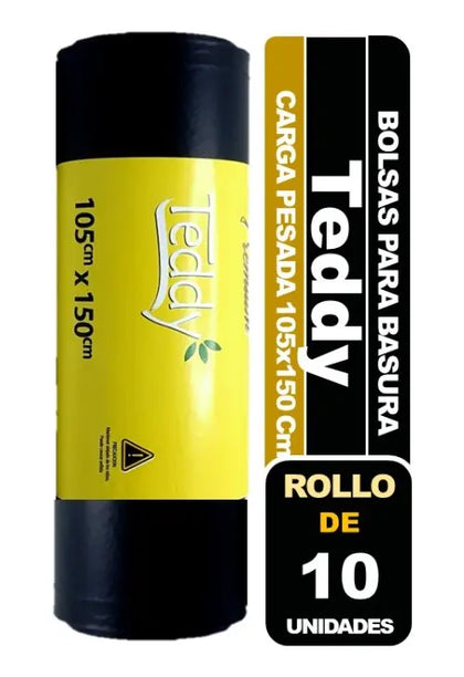 Bolsa de Basura Teddy 105x150 cm Alto Volumen