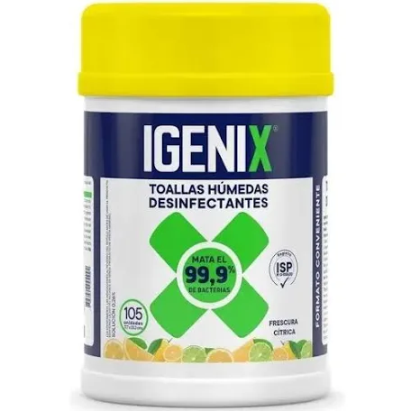 Toallitas Húmedas Desinfectantes Igenix 105un