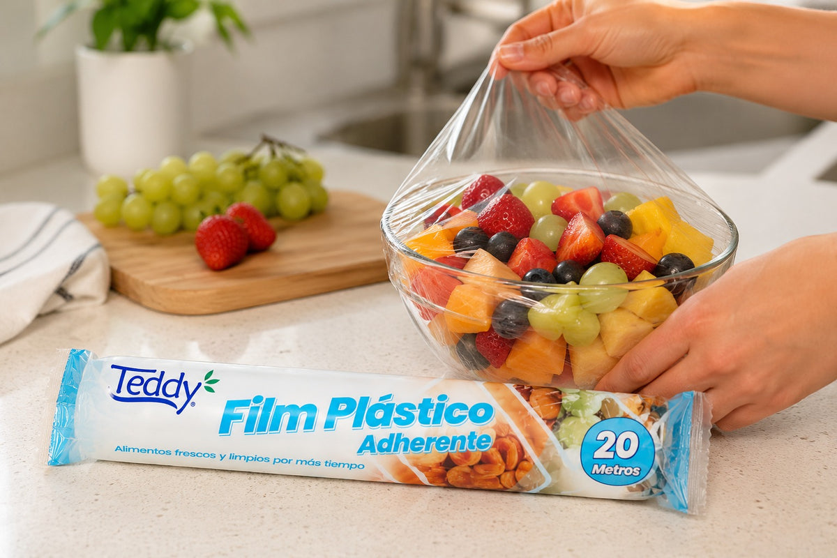Film plástico adherente cocina Teddy - Puro Brillo