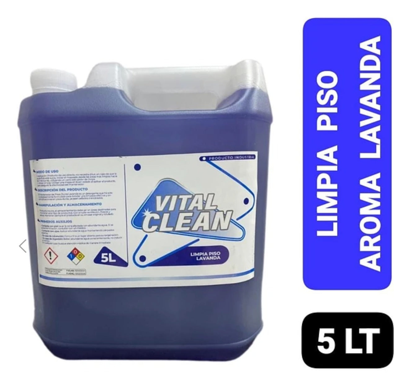 Limpia Piso Industrial Lavanda 5L Vital Clean