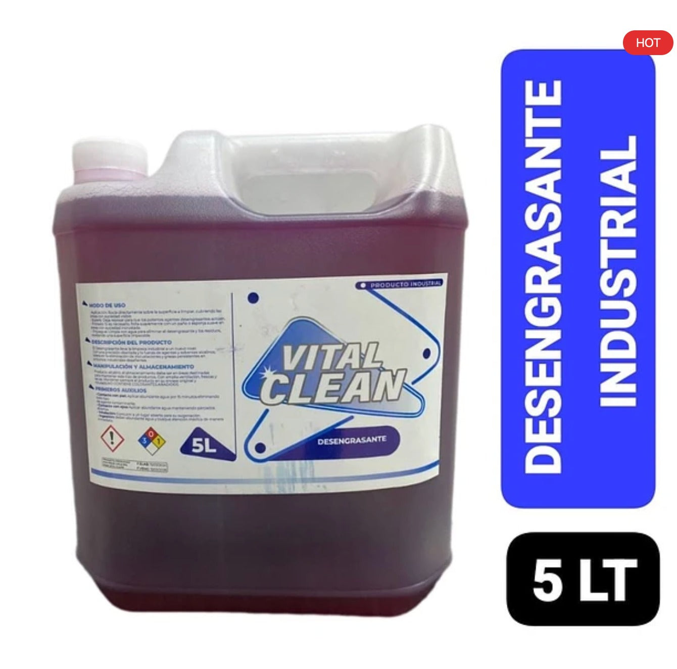 Desengrasante Industrial 5L Vital Clean