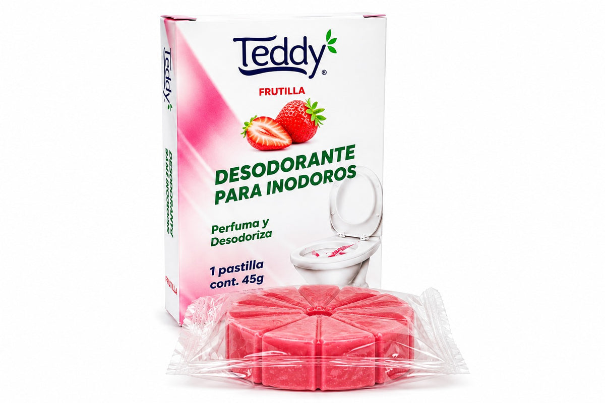 Desodorante para Inodoros Teddy Pastilla 45 gr