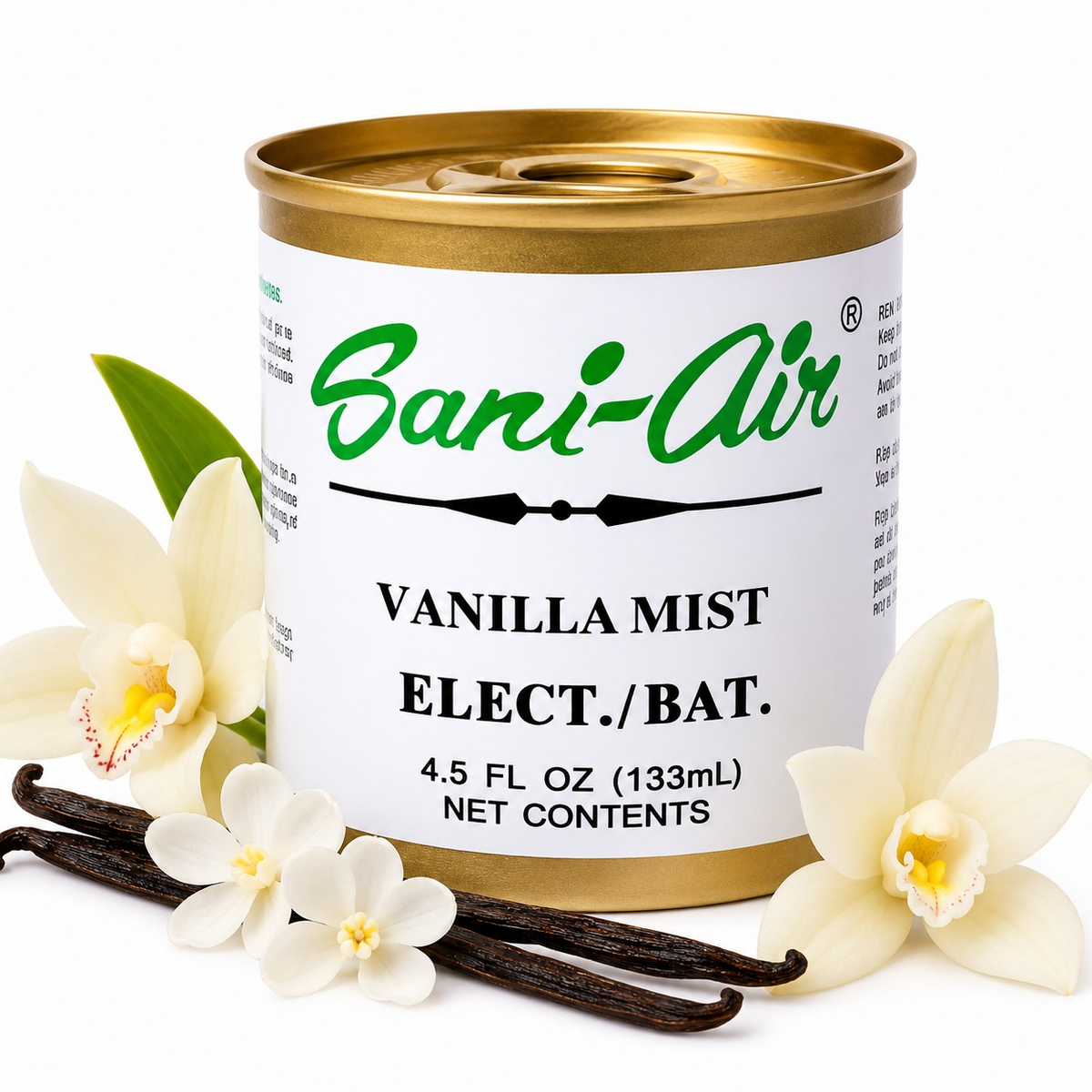 Aromatizante Sani-Air Vanilla Mist lata hogar - Puro Brillo