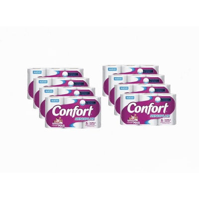 Papel Higiénico Confort Doble Hoja 20 m - Manga 48 Rollos