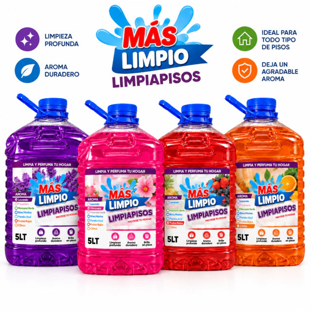 Limpiapisos Más Limpio 5 Litros