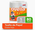 Toalla de Papel Ovella Doble Hoja 80 Metros