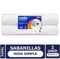 Sabanilla Ovella  2 Rollos de 48Mts Hoja Simple